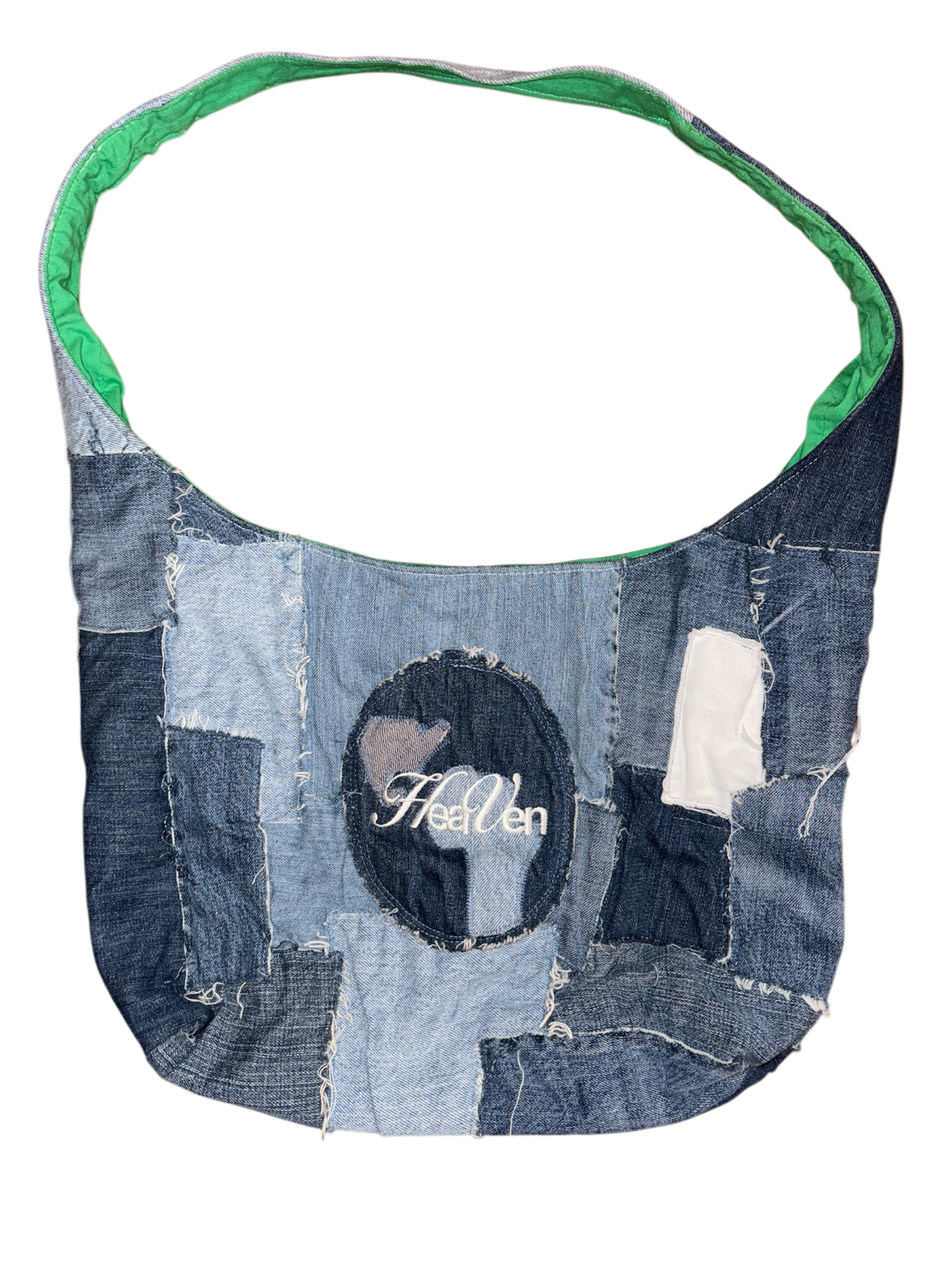Heaven On Earth Denim Tote Bag