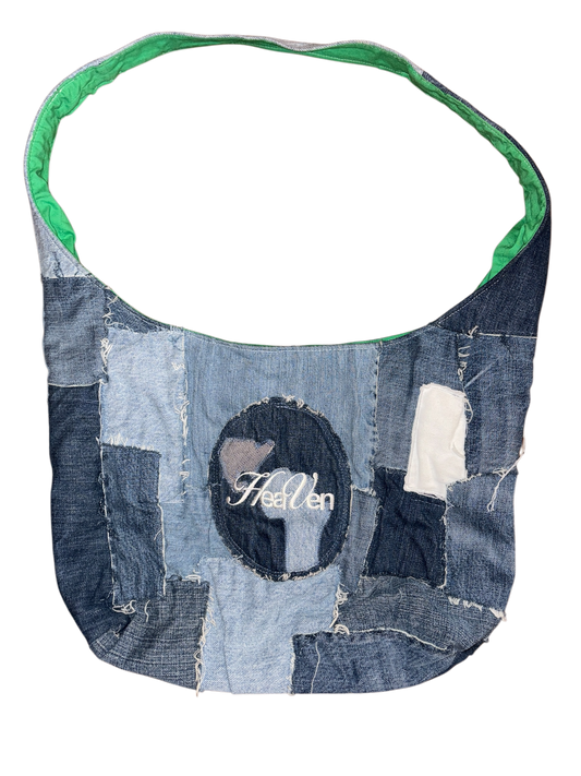 Heaven On Earth Denim Tote Bag